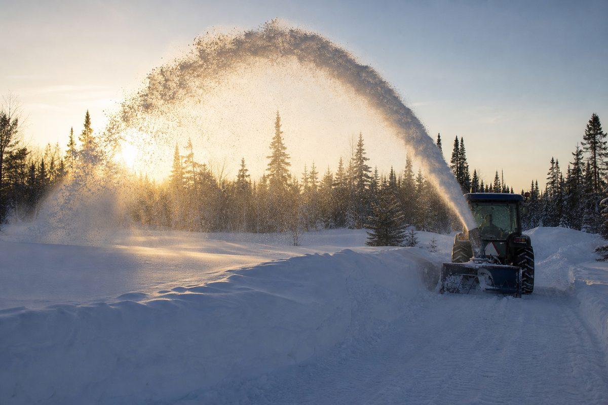 Snow Blowing in Thunder Bay